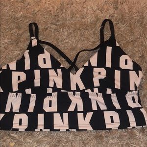 Pink Victoria’s Secret Sports bra